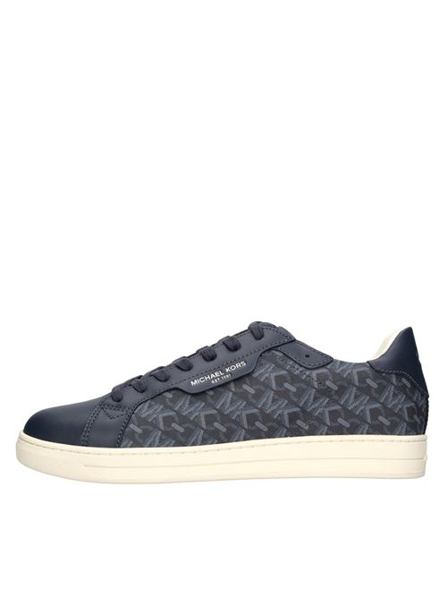 Sneakers modello KEATING LACE UP in pelle ed ecopelle MICHAEL KORS | KEATING LACE UP LEATHER-EMPIRE MK SIG SMBLU
